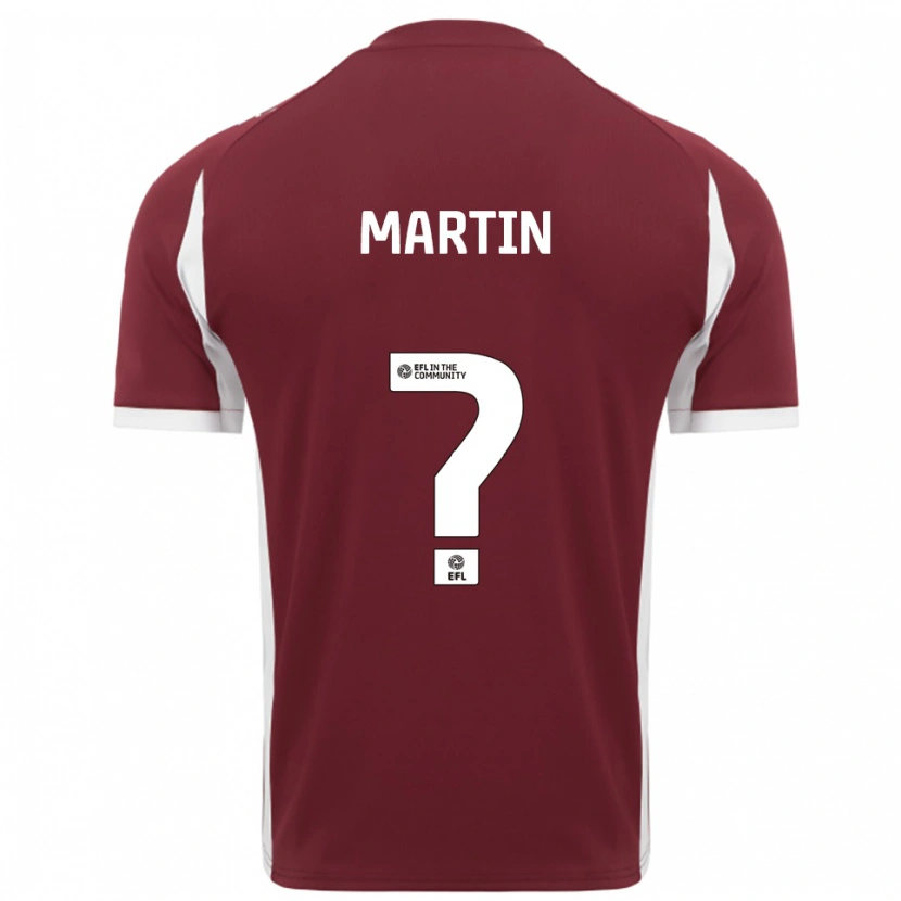 Danxen Heren Chloe Martin #0 Bordeauxrood Wit Thuisshirt Thuistenue 2025/26 T-Shirt België