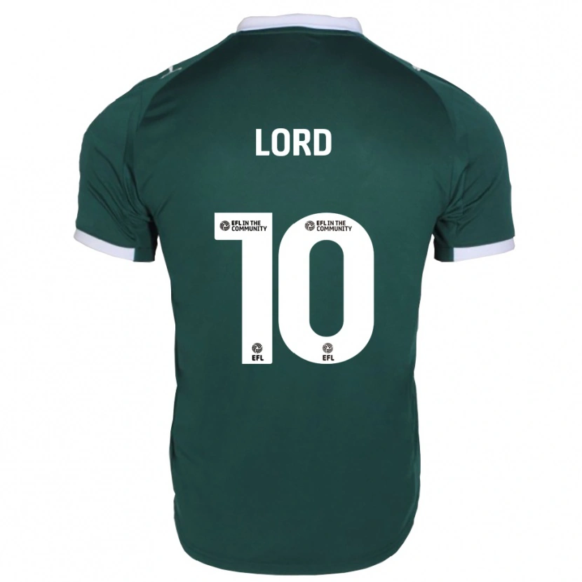 Danxen Heren Sam Lord #10 Groen Wit Thuisshirt Thuistenue 2025/26 T-Shirt België