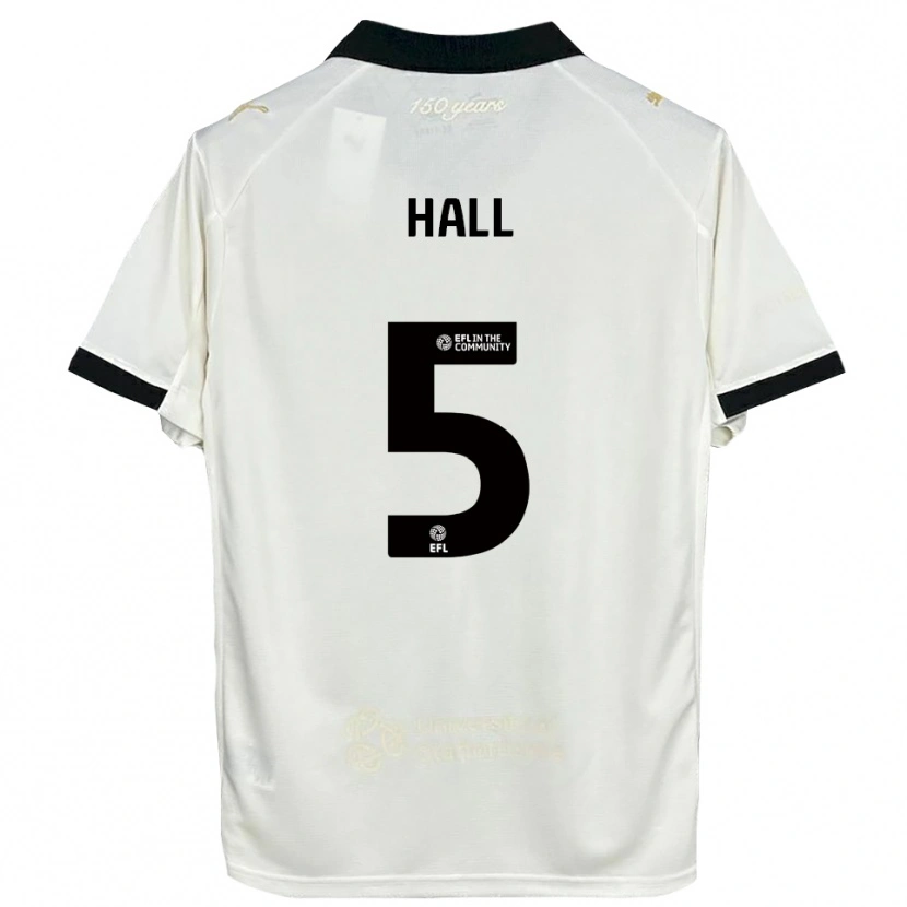 Danxen Heren Connor Hall #5 Gebroken Wit Zwart Thuisshirt Thuistenue 2025/26 T-Shirt België