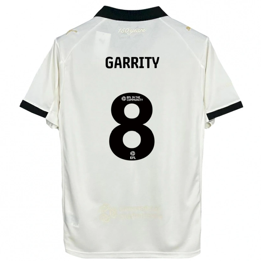 Danxen Heren Ben Garrity #8 Gebroken Wit Zwart Thuisshirt Thuistenue 2025/26 T-Shirt België
