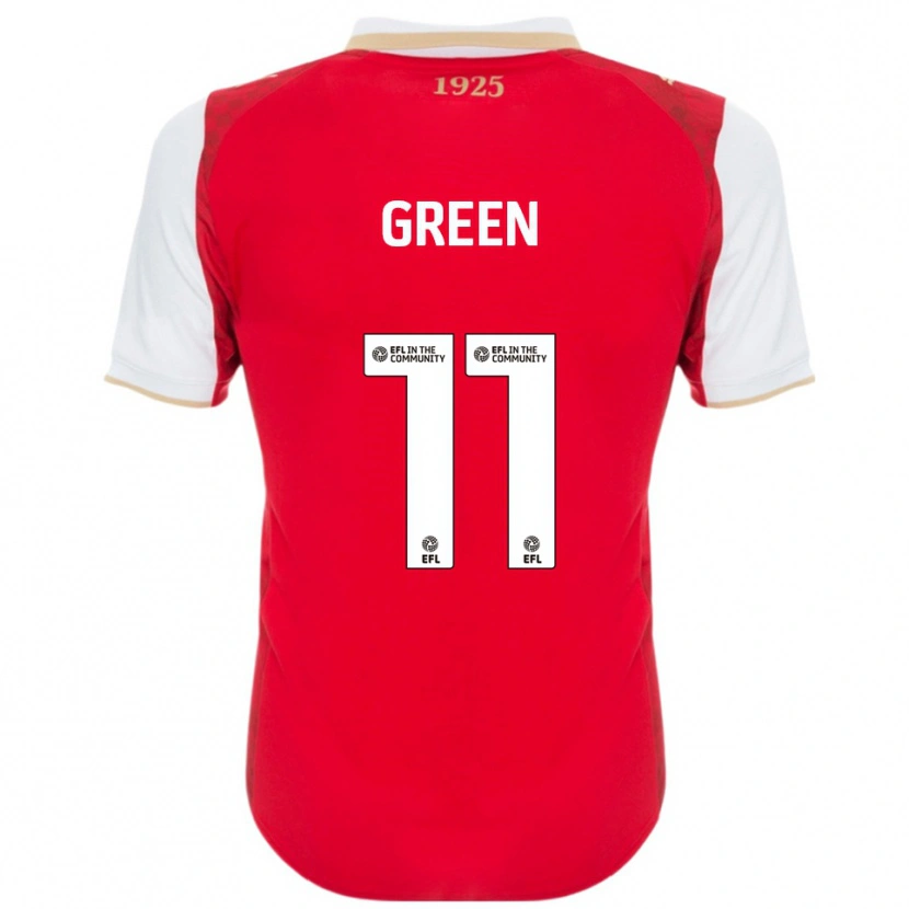 Danxen Heren Andre Green #11 Rood Wit Thuisshirt Thuistenue 2025/26 T-Shirt België