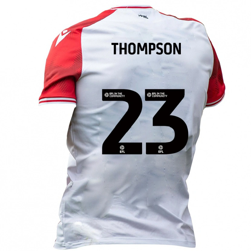 Danxen Heren Louis Thompson #23 Wit Rood Thuisshirt Thuistenue 2025/26 T-Shirt België