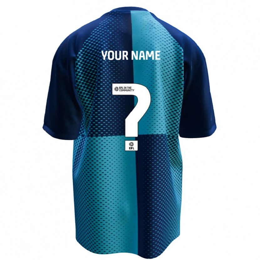 Danxen Heren Uw Naam #0 Blauw Hemelsblauw Thuisshirt Thuistenue 2025/26 T-Shirt België