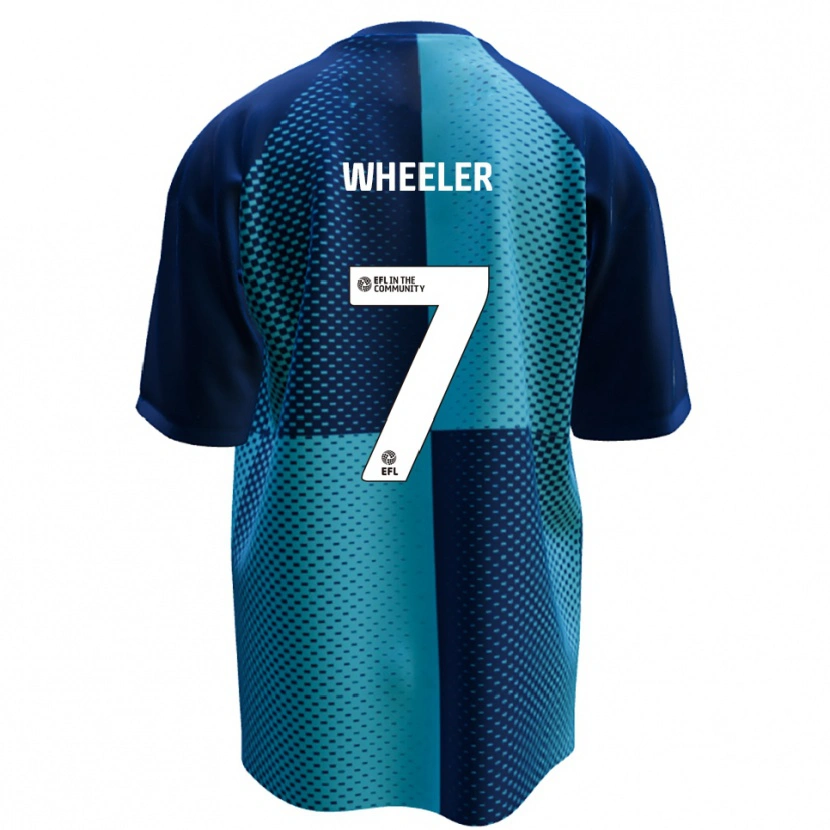 Danxen Heren David Wheeler #7 Blauw Hemelsblauw Thuisshirt Thuistenue 2025/26 T-Shirt België