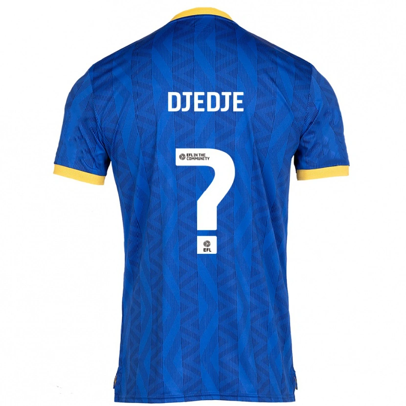 Danxen Heren Eterne Djedje #0 Marine Geel Thuisshirt Thuistenue 2025/26 T-Shirt België