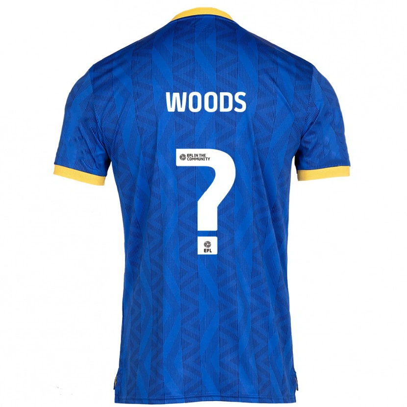 Danxen Heren Finley Woods #0 Marine Geel Thuisshirt Thuistenue 2025/26 T-Shirt België