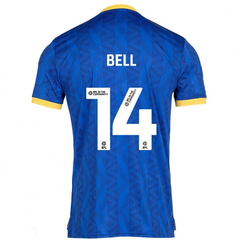 Danxen Heren Leanne Bell #14 Marine Geel Thuisshirt Thuistenue 2025/26 T-Shirt België
