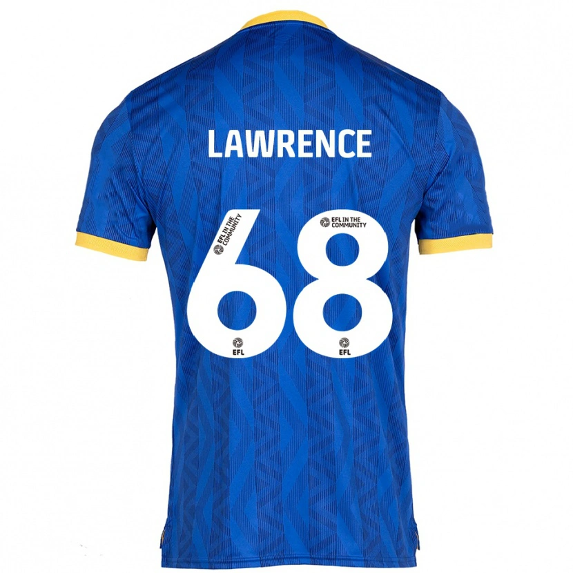 Danxen Heren Jake Lawrence #68 Marine Geel Thuisshirt Thuistenue 2025/26 T-Shirt België