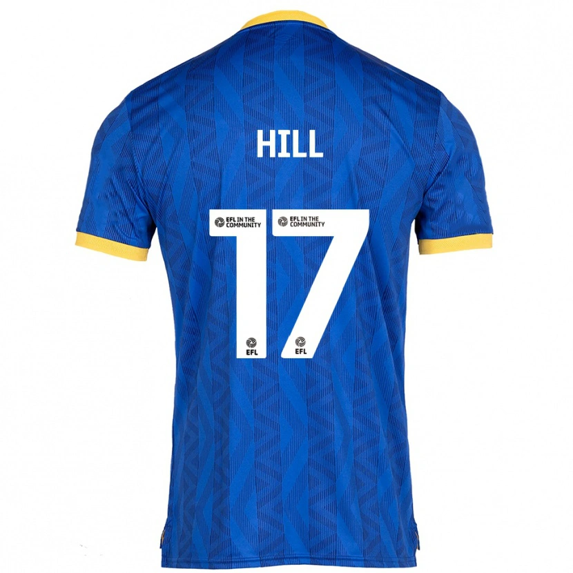 Danxen Heren Anisha Hill #17 Marine Geel Thuisshirt Thuistenue 2025/26 T-Shirt België