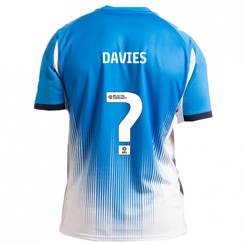 Danxen Heren Francesca Davies #0 Blauw Wit Thuisshirt Thuistenue 2025/26 T-Shirt België
