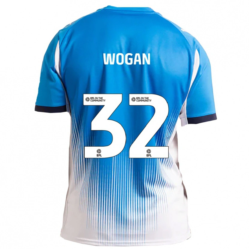 Danxen Heren Andrew Wogan #32 Blauw Wit Thuisshirt Thuistenue 2025/26 T-Shirt België