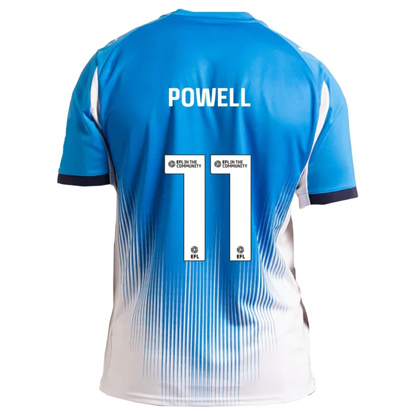 Danxen Heren Nick Powell #11 Blauw Wit Thuisshirt Thuistenue 2025/26 T-Shirt België