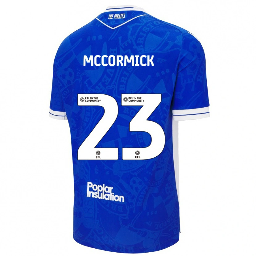 Danxen Heren Luke Mccormick #23 Blauw Wit Thuisshirt Thuistenue 2025/26 T-Shirt België