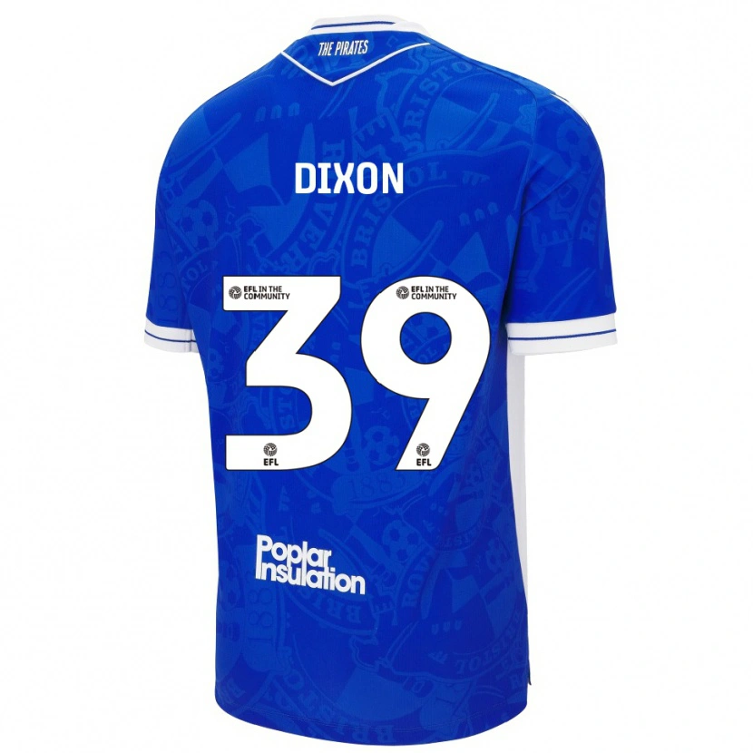 Danxen Heren Quincy Dixon #39 Blauw Wit Thuisshirt Thuistenue 2025/26 T-Shirt België