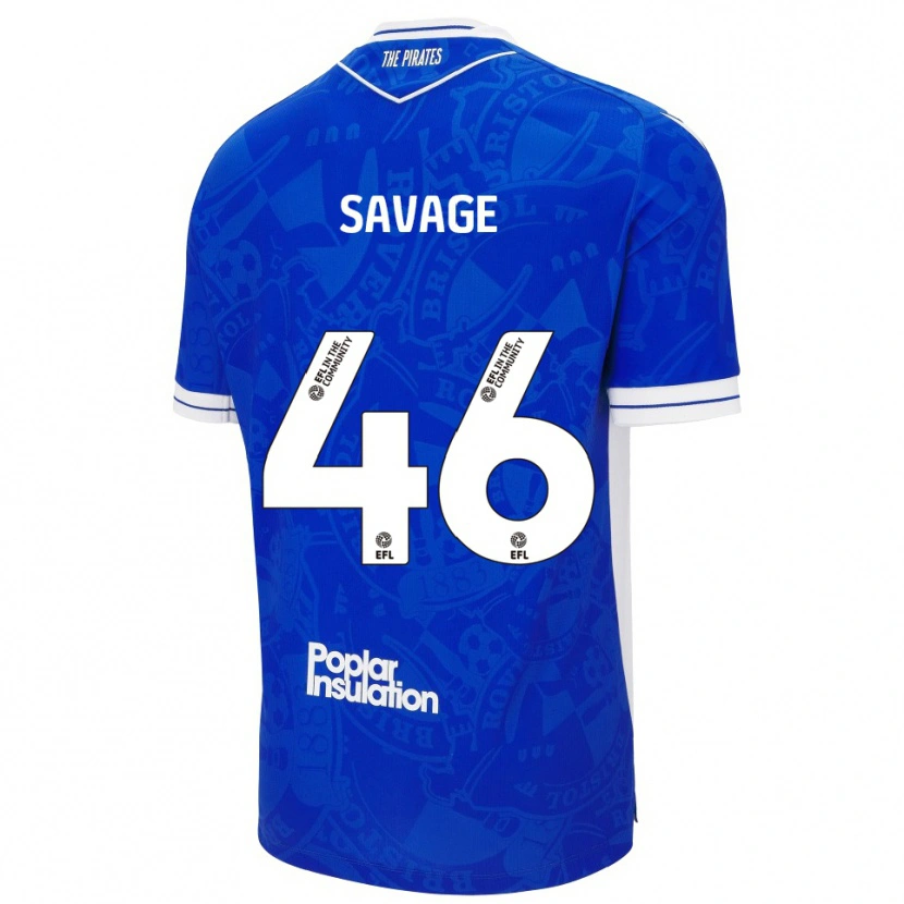 Danxen Heren Taelan Savage #46 Blauw Wit Thuisshirt Thuistenue 2025/26 T-Shirt België