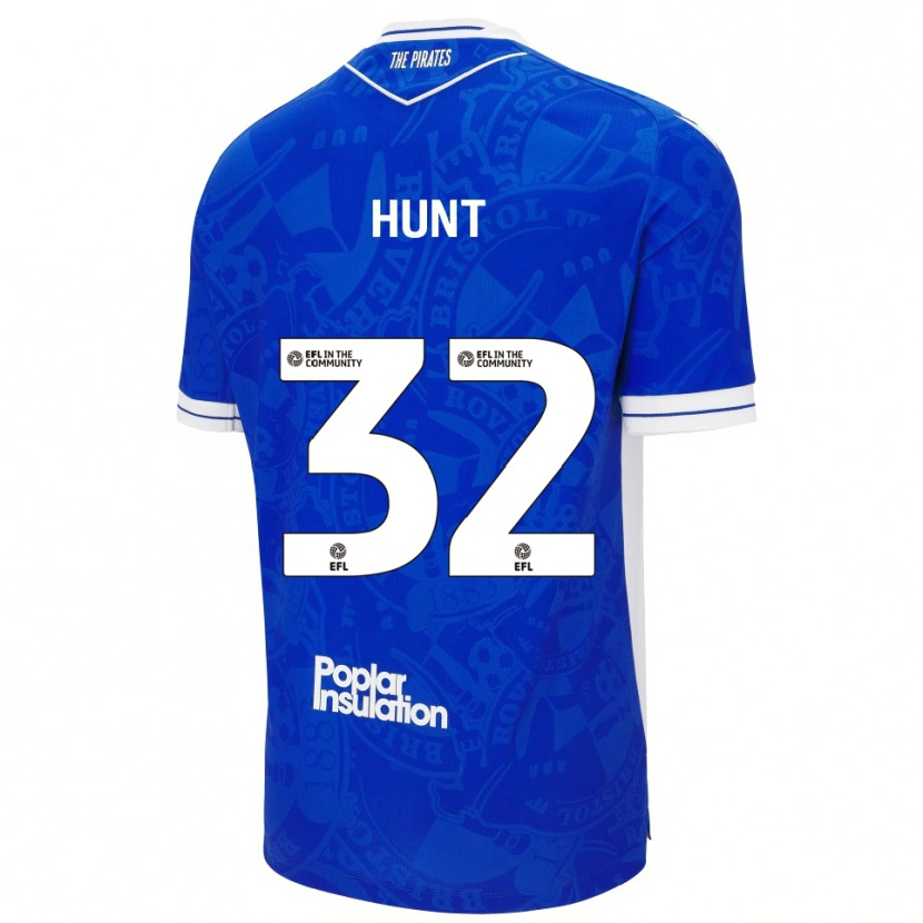 Danxen Heren Jack Hunt #32 Blauw Wit Thuisshirt Thuistenue 2025/26 T-Shirt België