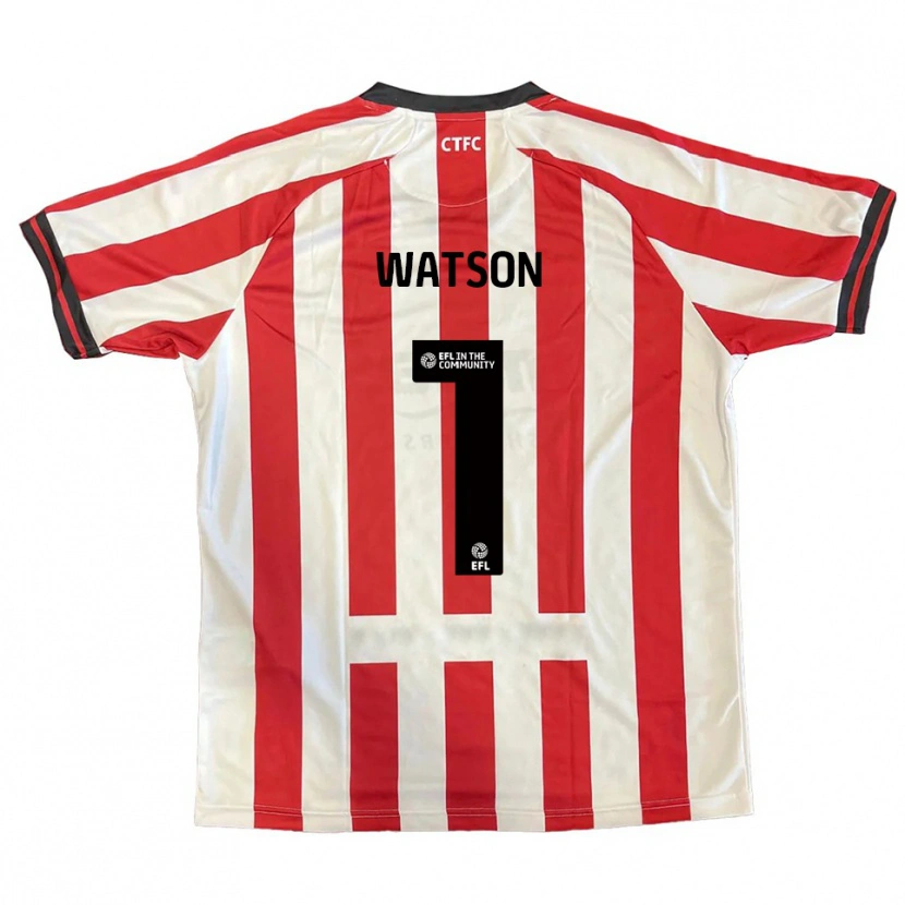 Danxen Heren Aimee Watson #1 Rood Wit Zwart Thuisshirt Thuistenue 2025/26 T-Shirt België