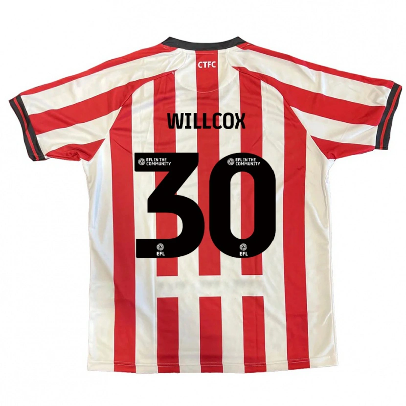 Danxen Heren Freddy Willcox #30 Rood Wit Zwart Thuisshirt Thuistenue 2025/26 T-Shirt België