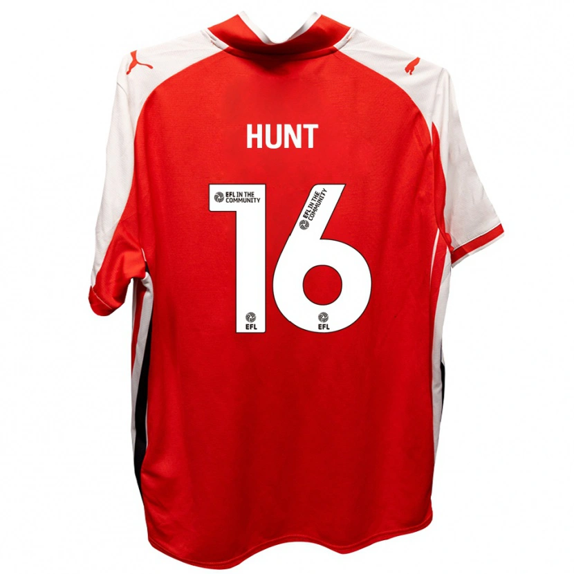 Danxen Heren Mackenzie Hunt #16 Rood Wit Thuisshirt Thuistenue 2025/26 T-Shirt België