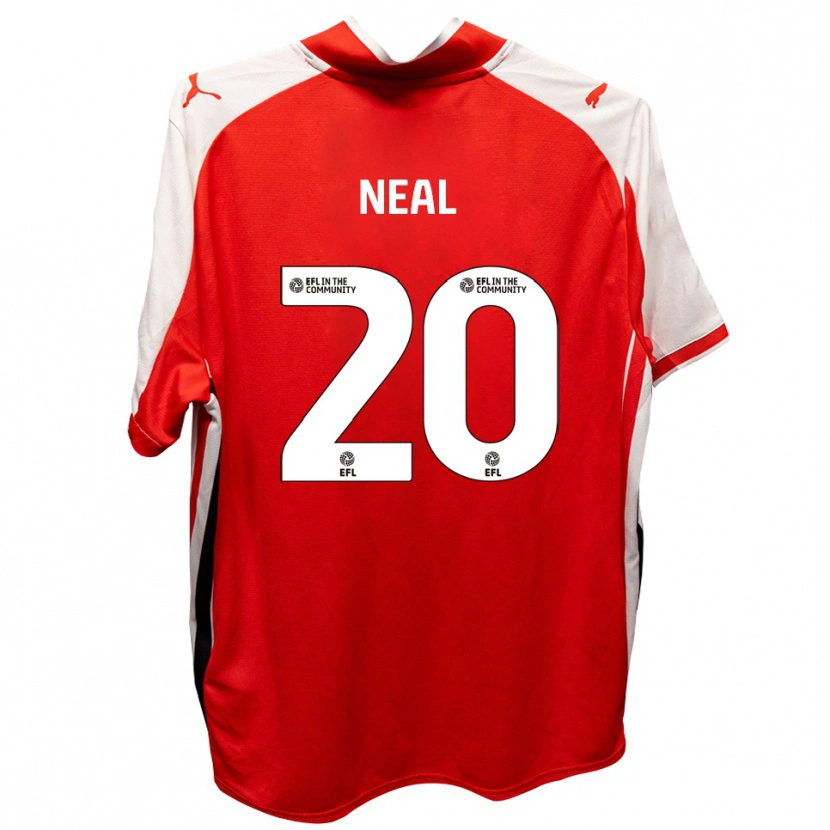 Danxen Heren Harrison Neal #20 Rood Wit Thuisshirt Thuistenue 2025/26 T-Shirt België
