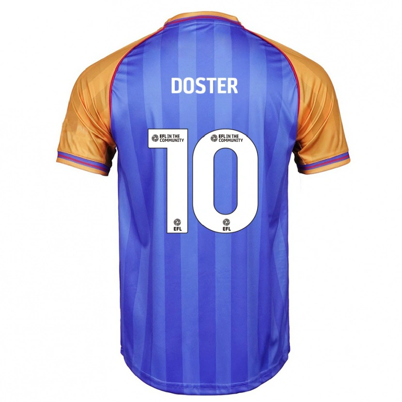 Danxen Heren Katie Doster #10 Blauw Oranje Thuisshirt Thuistenue 2025/26 T-Shirt België