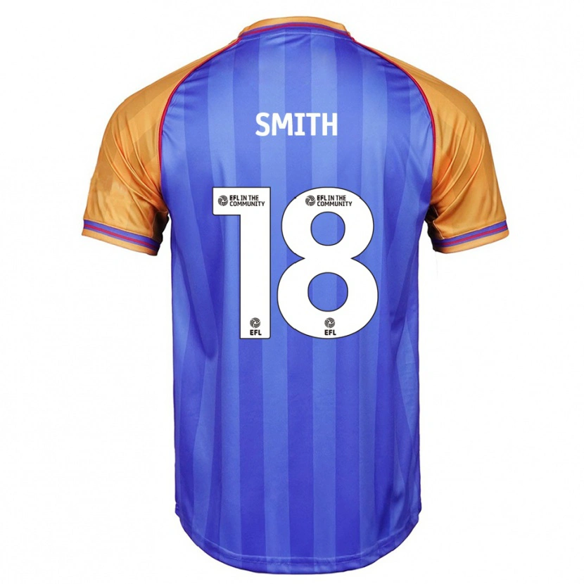 Danxen Heren Katy Smith #18 Blauw Oranje Thuisshirt Thuistenue 2025/26 T-Shirt België