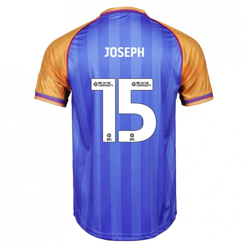Danxen Heren Megan Joseph #15 Blauw Oranje Thuisshirt Thuistenue 2025/26 T-Shirt België