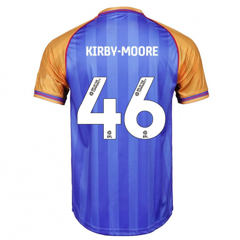 Danxen Heren Harvey Kirby-Moore #46 Blauw Oranje Thuisshirt Thuistenue 2025/26 T-Shirt België