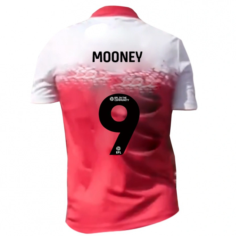 Danxen Heren Kelsey Mooney #9 Rood Wit Thuisshirt Thuistenue 2025/26 T-Shirt België