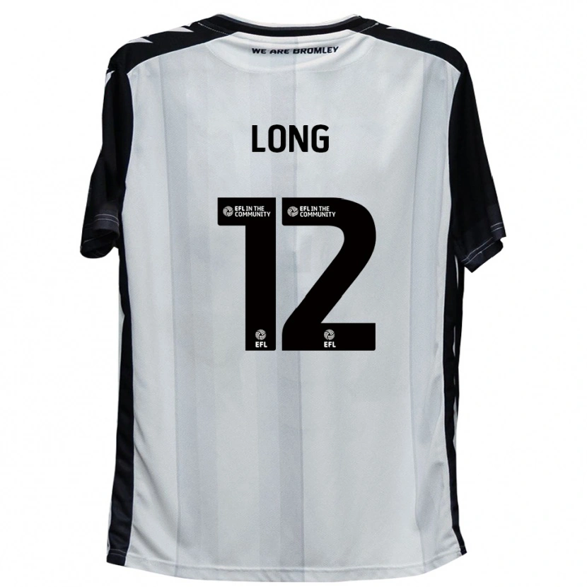 Danxen Heren Sam Long #12 Wit Zwart Thuisshirt Thuistenue 2025/26 T-Shirt België