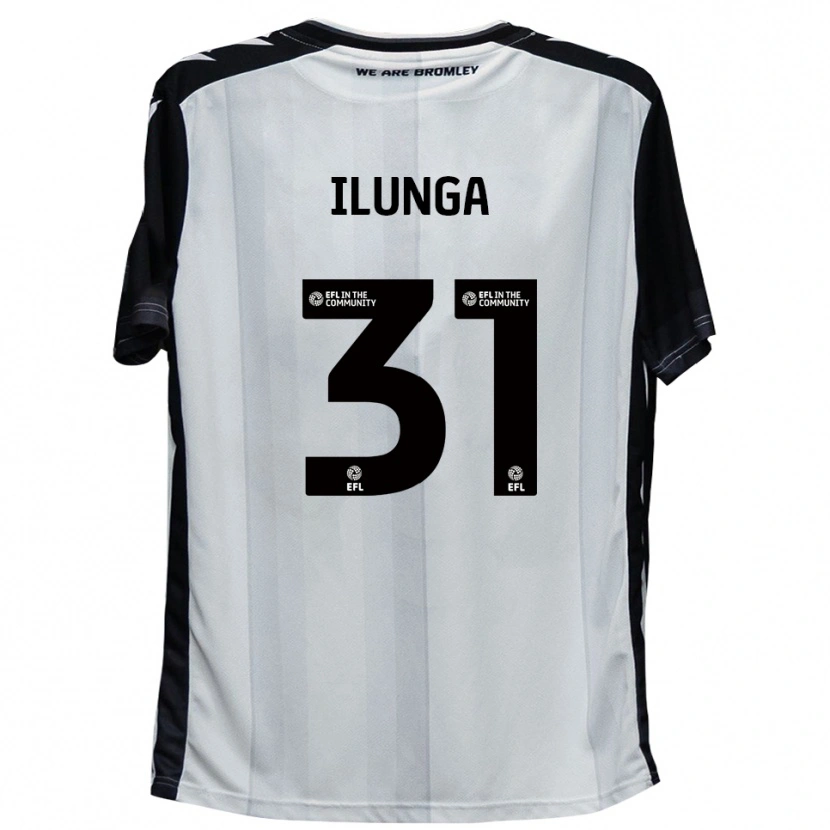 Danxen Heren Brooklyn Ilunga #31 Wit Zwart Thuisshirt Thuistenue 2025/26 T-Shirt België