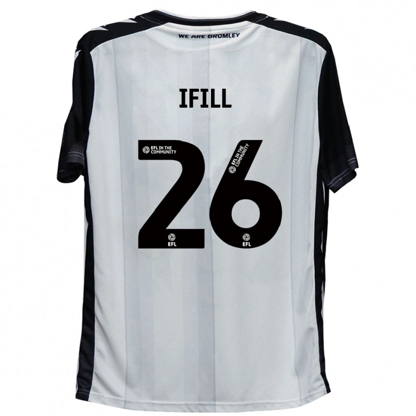 Danxen Heren Marcus Ifill #26 Wit Zwart Thuisshirt Thuistenue 2025/26 T-Shirt België