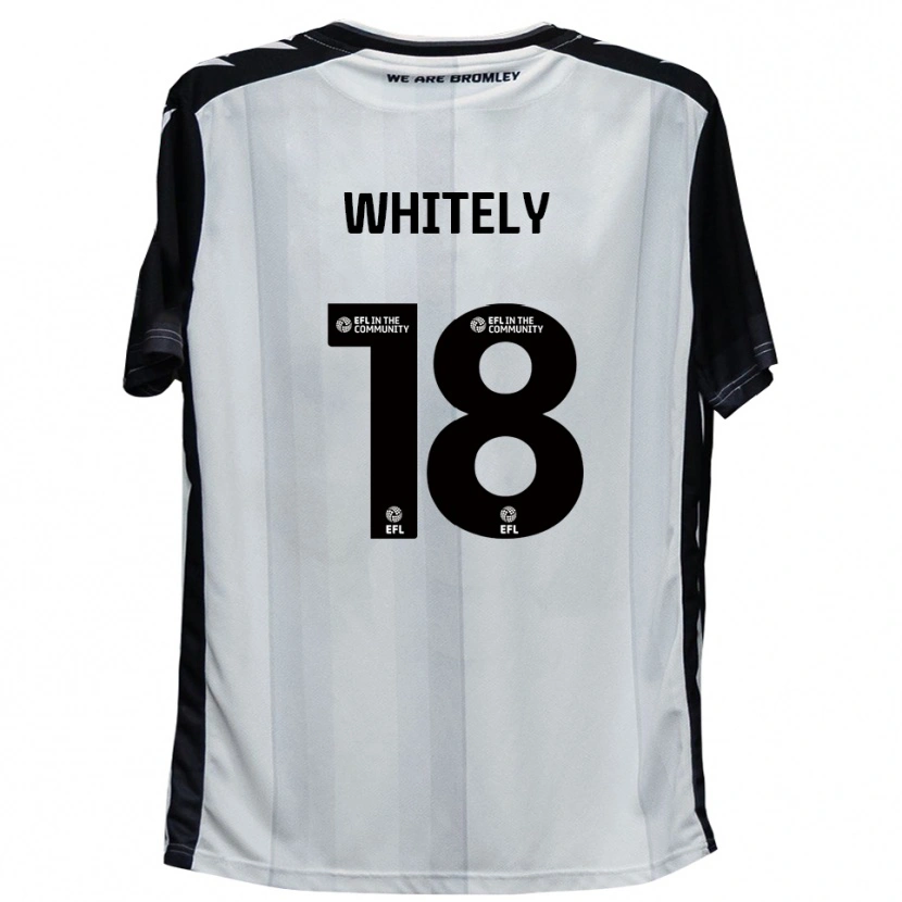 Danxen Heren Corey Whitely #18 Wit Zwart Thuisshirt Thuistenue 2025/26 T-Shirt België