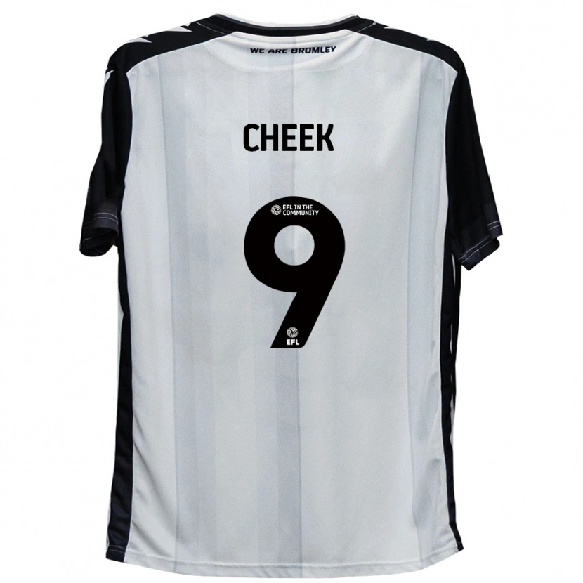 Danxen Heren Michael Cheek #9 Wit Zwart Thuisshirt Thuistenue 2025/26 T-Shirt België