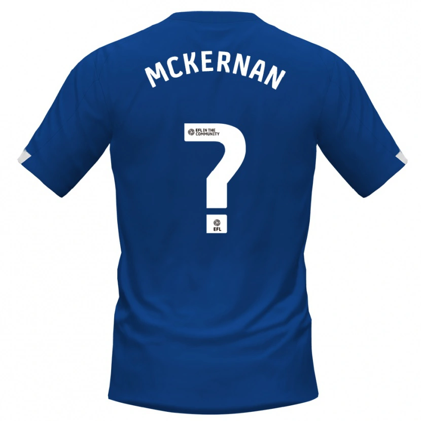 Danxen Heren Marcus Mckernan #0 Blauw Wit Thuisshirt Thuistenue 2025/26 T-Shirt België