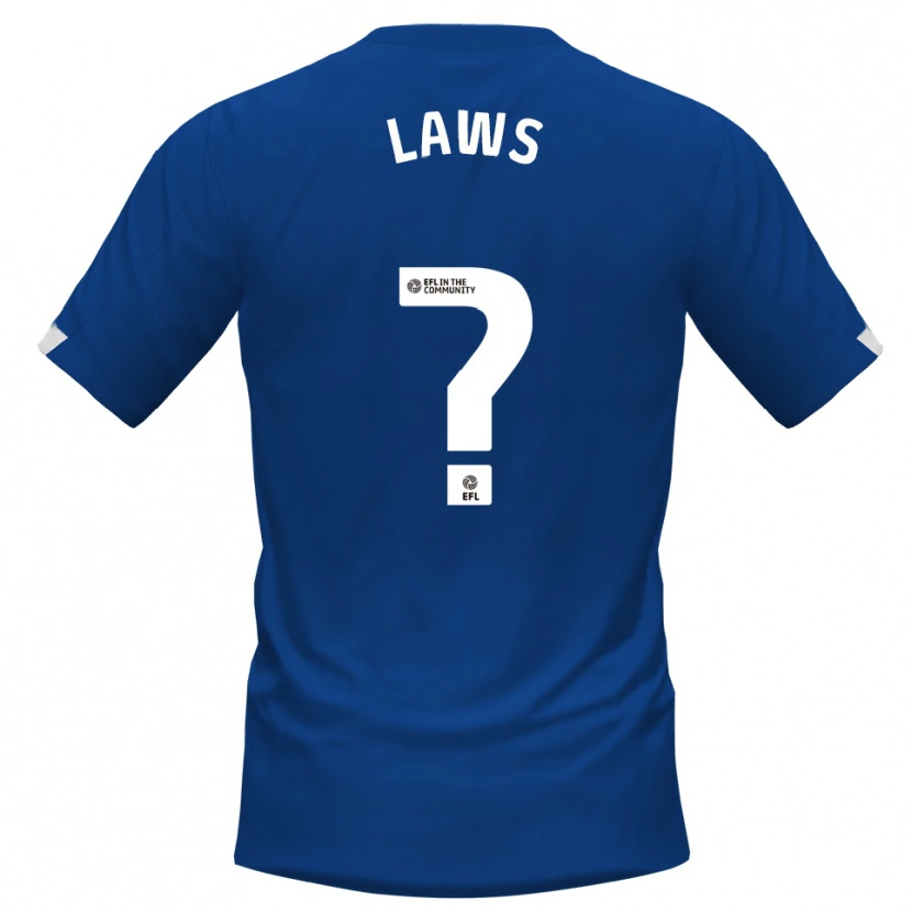 Danxen Heren Kai Laws #0 Blauw Wit Thuisshirt Thuistenue 2025/26 T-Shirt België