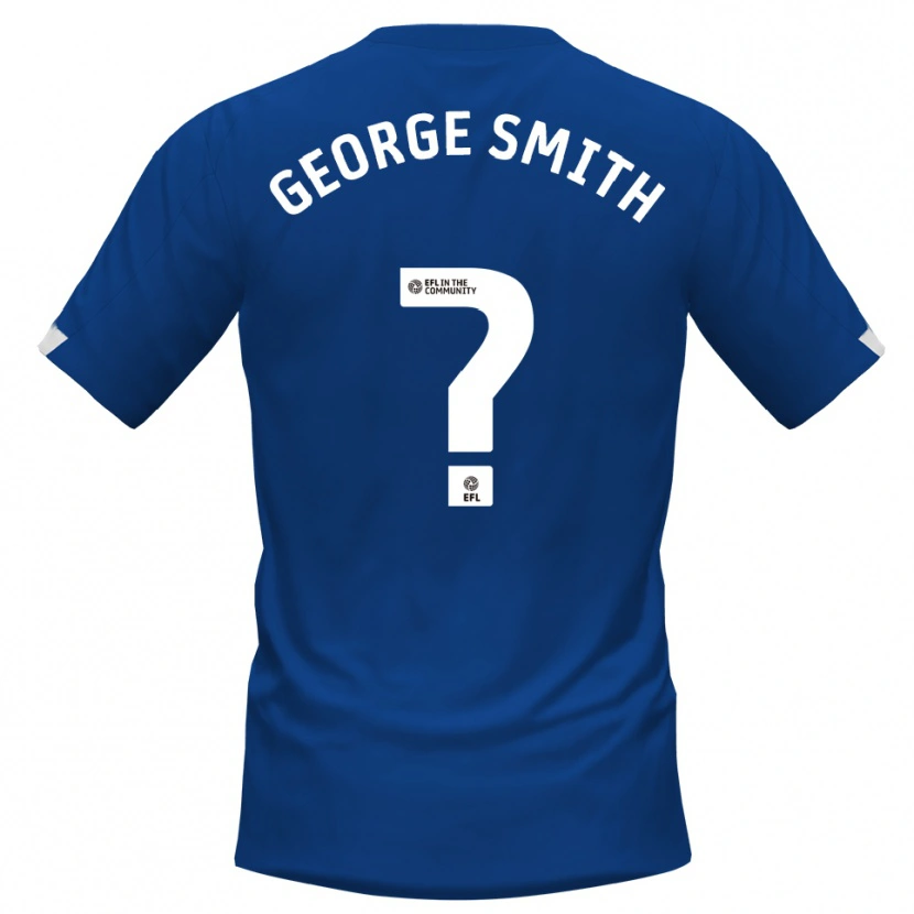 Danxen Heren George Smith #0 Blauw Wit Thuisshirt Thuistenue 2025/26 T-Shirt België