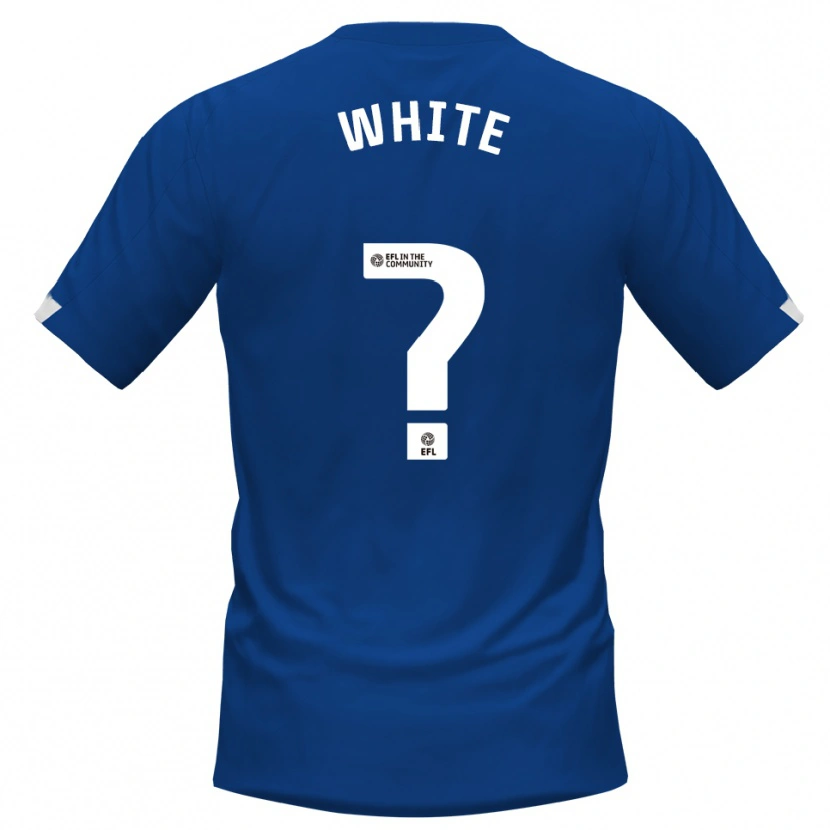 Danxen Heren Bobbie White #0 Blauw Wit Thuisshirt Thuistenue 2025/26 T-Shirt België