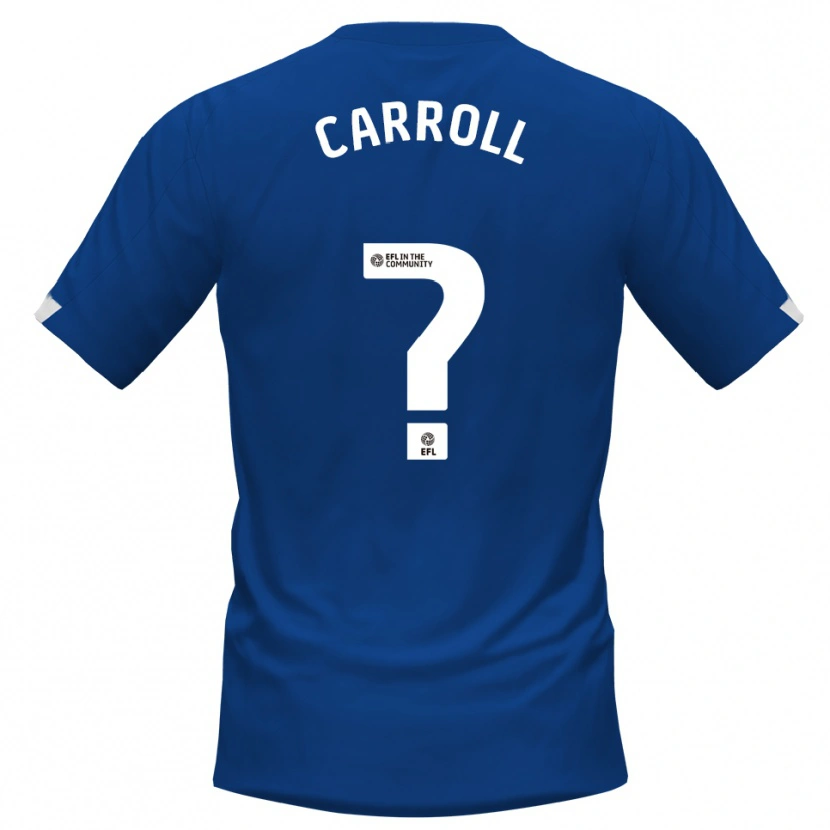 Danxen Heren Rhianne Carroll #0 Blauw Wit Thuisshirt Thuistenue 2025/26 T-Shirt België