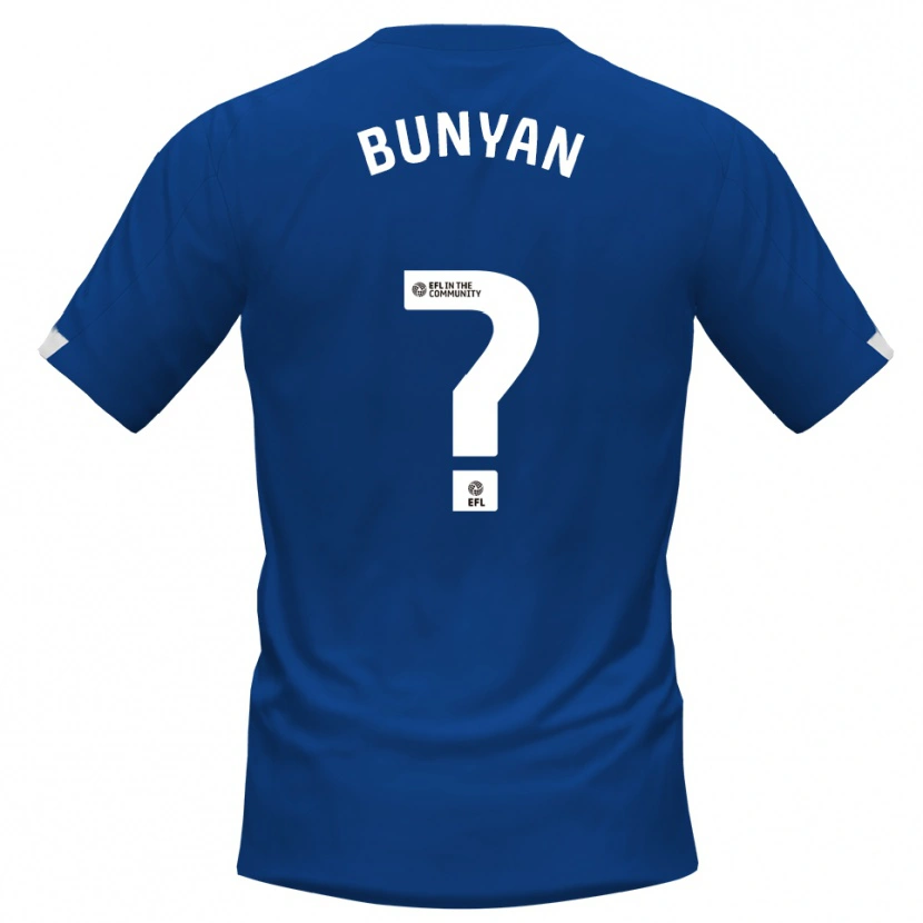 Danxen Heren Regan Bunyan #0 Blauw Wit Thuisshirt Thuistenue 2025/26 T-Shirt België