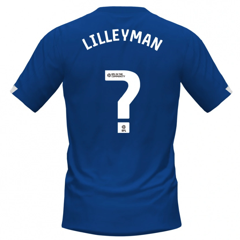 Danxen Heren Rebecca Lilleyman #0 Blauw Wit Thuisshirt Thuistenue 2025/26 T-Shirt België