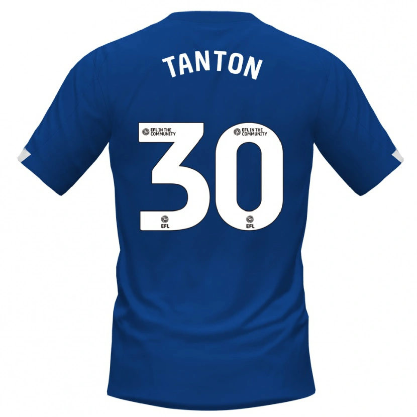 Danxen Heren Devan Tanton #30 Blauw Wit Thuisshirt Thuistenue 2025/26 T-Shirt België