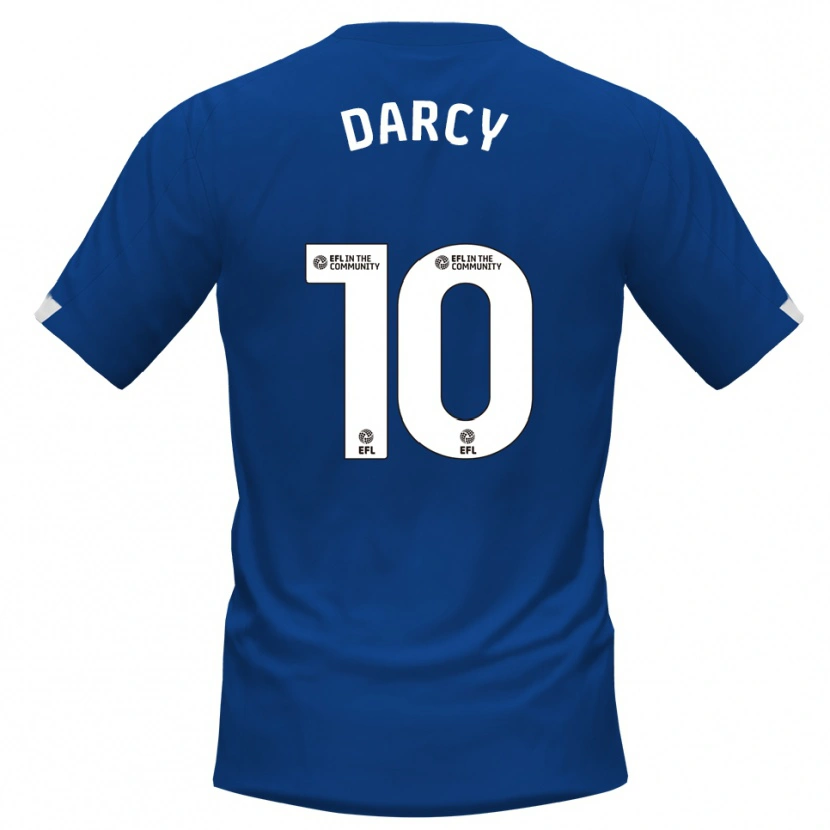 Danxen Heren Ronan Darcy #10 Blauw Wit Thuisshirt Thuistenue 2025/26 T-Shirt België
