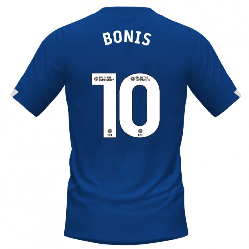 Danxen Heren Lee Bonis #10 Blauw Wit Thuisshirt Thuistenue 2025/26 T-Shirt België