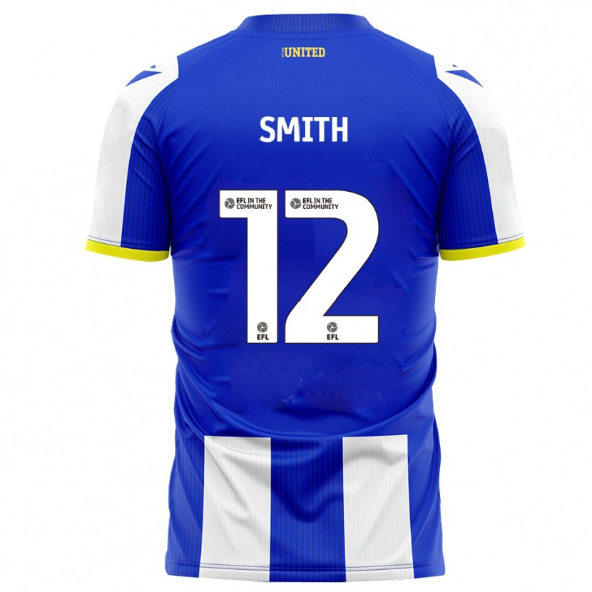 Danxen Heren Tom Smith #12 Blauw Wit Thuisshirt Thuistenue 2025/26 T-Shirt België