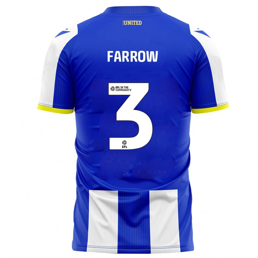 Danxen Heren Sophie Farrow #3 Blauw Wit Thuisshirt Thuistenue 2025/26 T-Shirt België