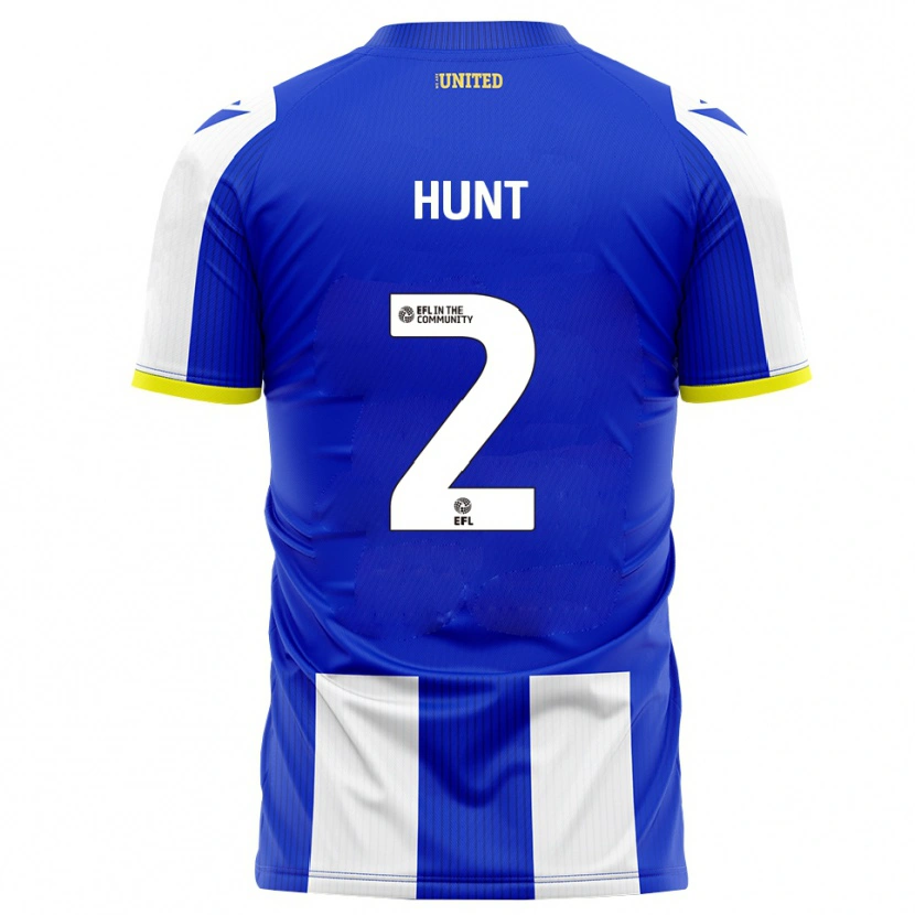 Danxen Heren Rob Hunt #2 Blauw Wit Thuisshirt Thuistenue 2025/26 T-Shirt België