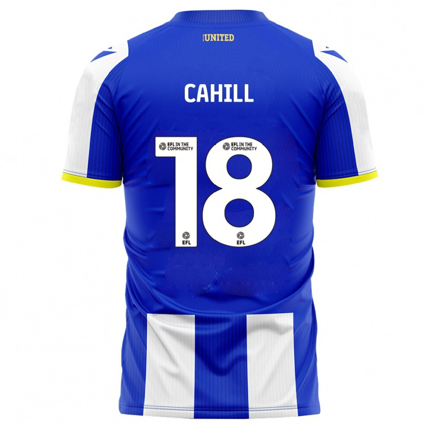 Danxen Heren Ella Cahill #18 Blauw Wit Thuisshirt Thuistenue 2025/26 T-Shirt België