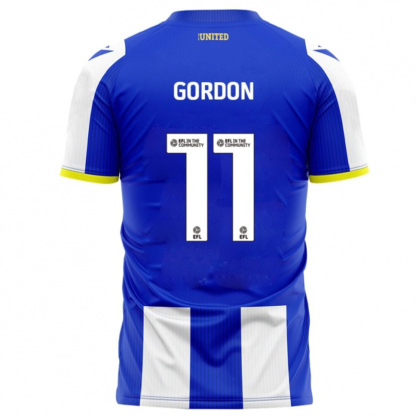 Danxen Heren John-Kymani Gordon #11 Blauw Wit Thuisshirt Thuistenue 2025/26 T-Shirt België