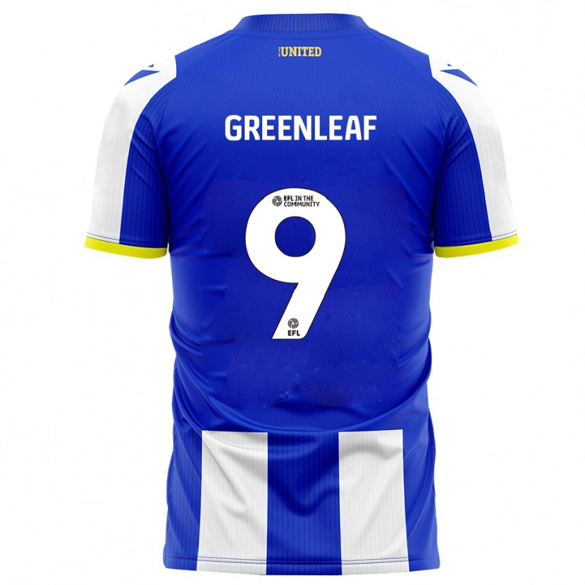 Danxen Heren Ruby Greenleaf #9 Blauw Wit Thuisshirt Thuistenue 2025/26 T-Shirt België